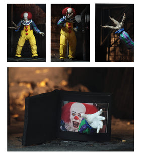NECA Pennywise 1990 deluxe window box packaging for collectors.