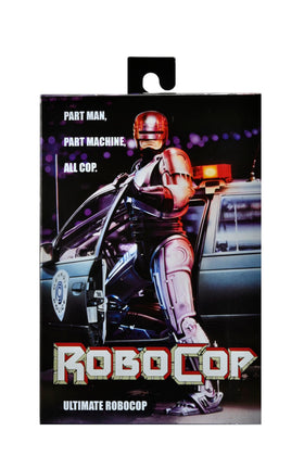 NECA Robocop 7-inch Ultimate figure ready for display with detailed deco.