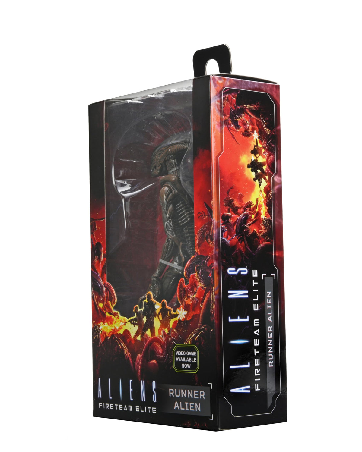 NECA Runner Alien Fireteam Elite window box packaging for collectors