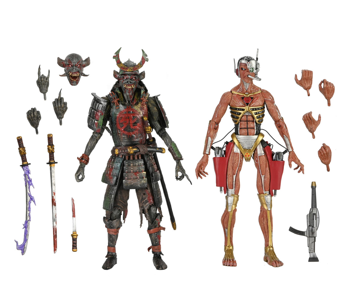 NECA Samurai Eddie katana—vivid weapon detail for action poses.