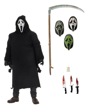NECA Ghost Face figure front view for display collection
