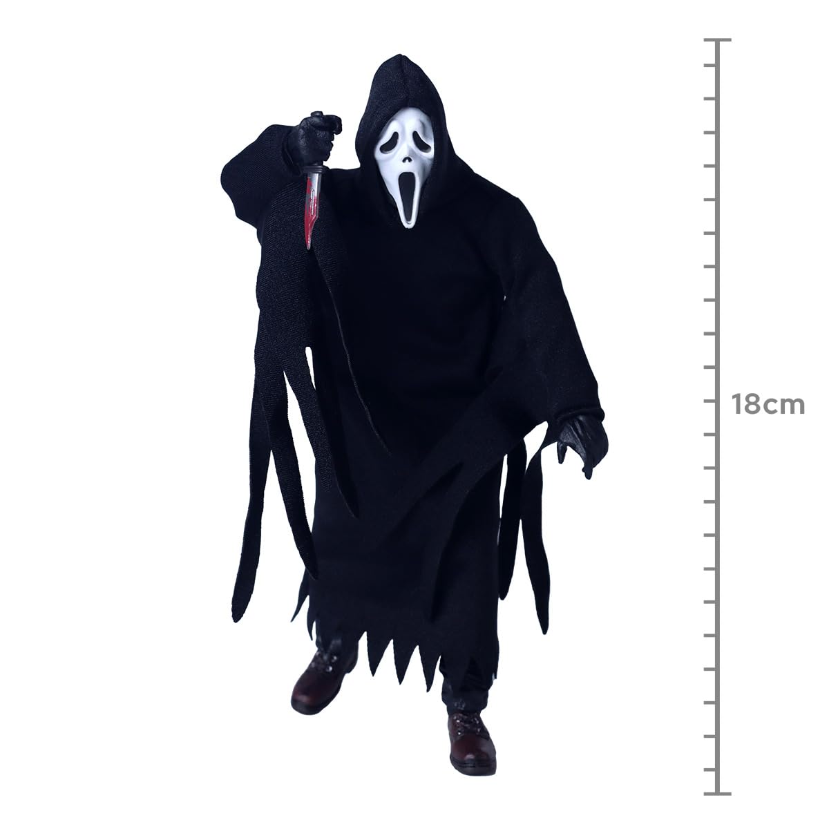 NECA Ghost Face figure with interchangeable heads for customization