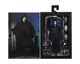 NECA Ghost Face figure showcasing knives included
