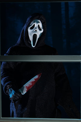 NECA Ghost Face figure with scythe accessory for detailed display