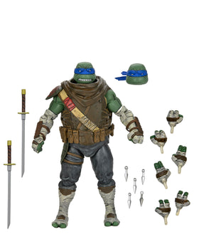 NECA TMNT Leonardo close-up detail sculpture captures character likeness