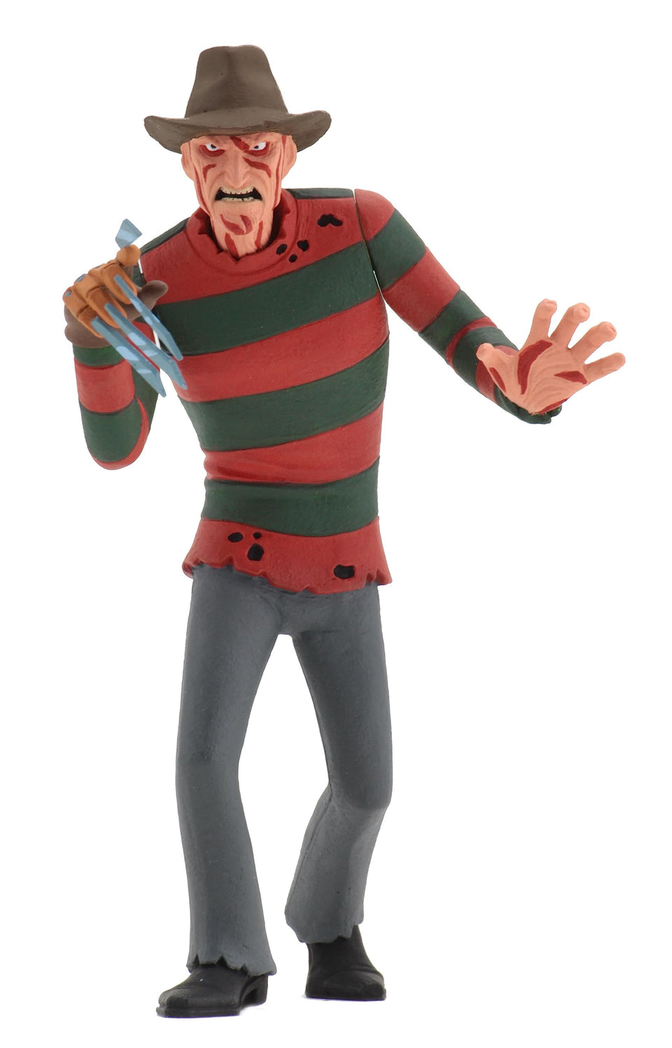 NECA Toony Terrors Freddy Krueger figure front view for display.