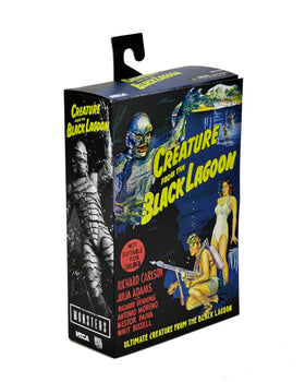 NECA Creature BW 7-inch figure highlights classic film-era styling and deco.