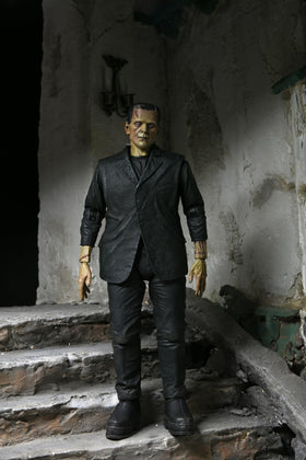 NECA Universal Monsters Frankenstein color 7-inch figure in full display view for collectors