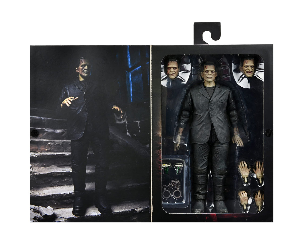 NECA Frankenstein color packaging showcases premium anniversary presentation