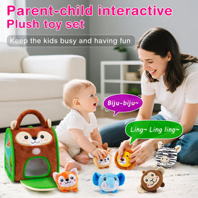 NECTAR BABY deer plush supports fine motor skills during explorative games.