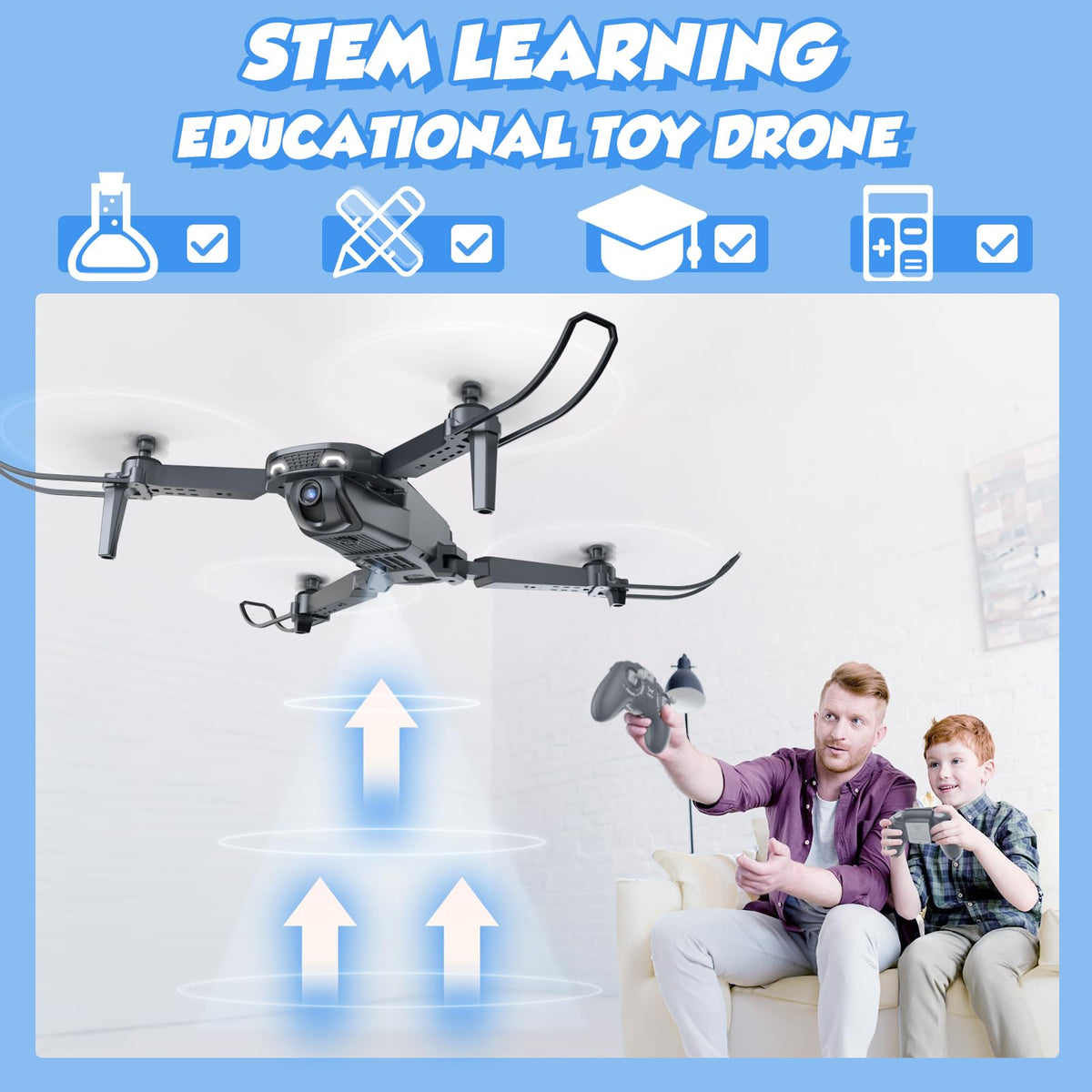 NEHEME Drones for Kids gesture selfies and 360° flips spark creativity