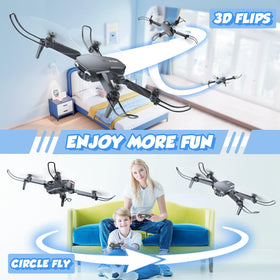 NEHEME Drones for Kids safety guards and emergency stop for safer flights