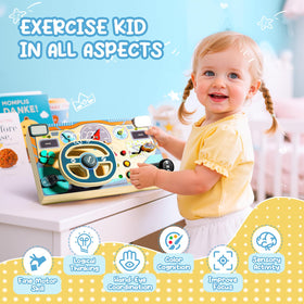 Neikko Busy Board map navigate enhances spatial awareness through exploration.
