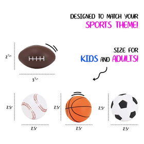 Neliblu baseball stress ball offers hands-on sensory engagement.
