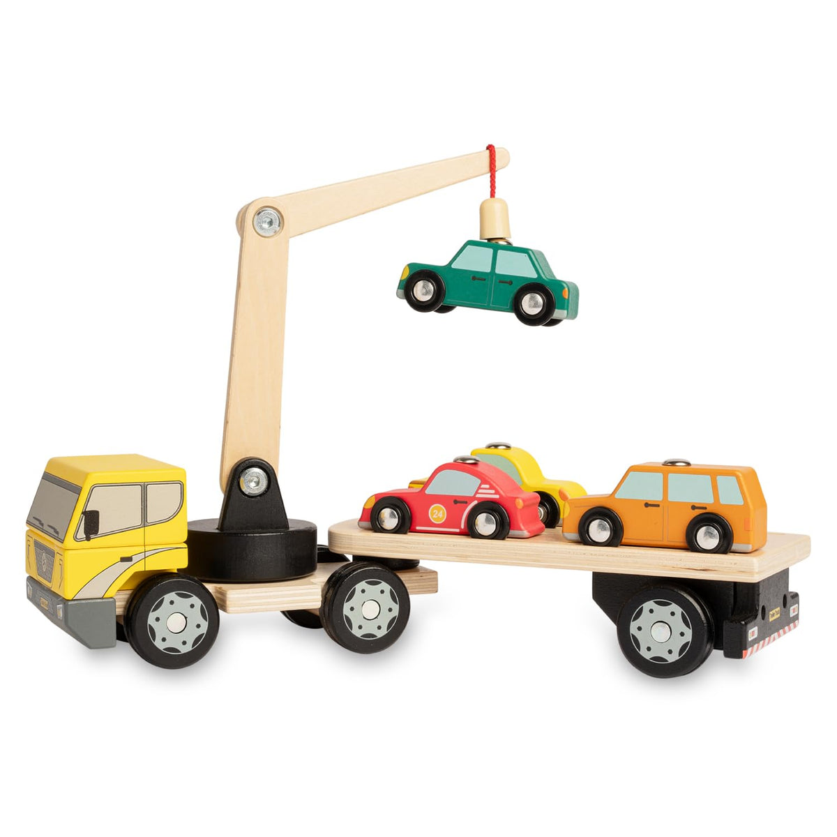 Nene Toys Magnetic Car Loader crane rotates for easy lifting during play