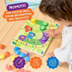 Nene Toys Montessori design encourages focused, self-guided learning.