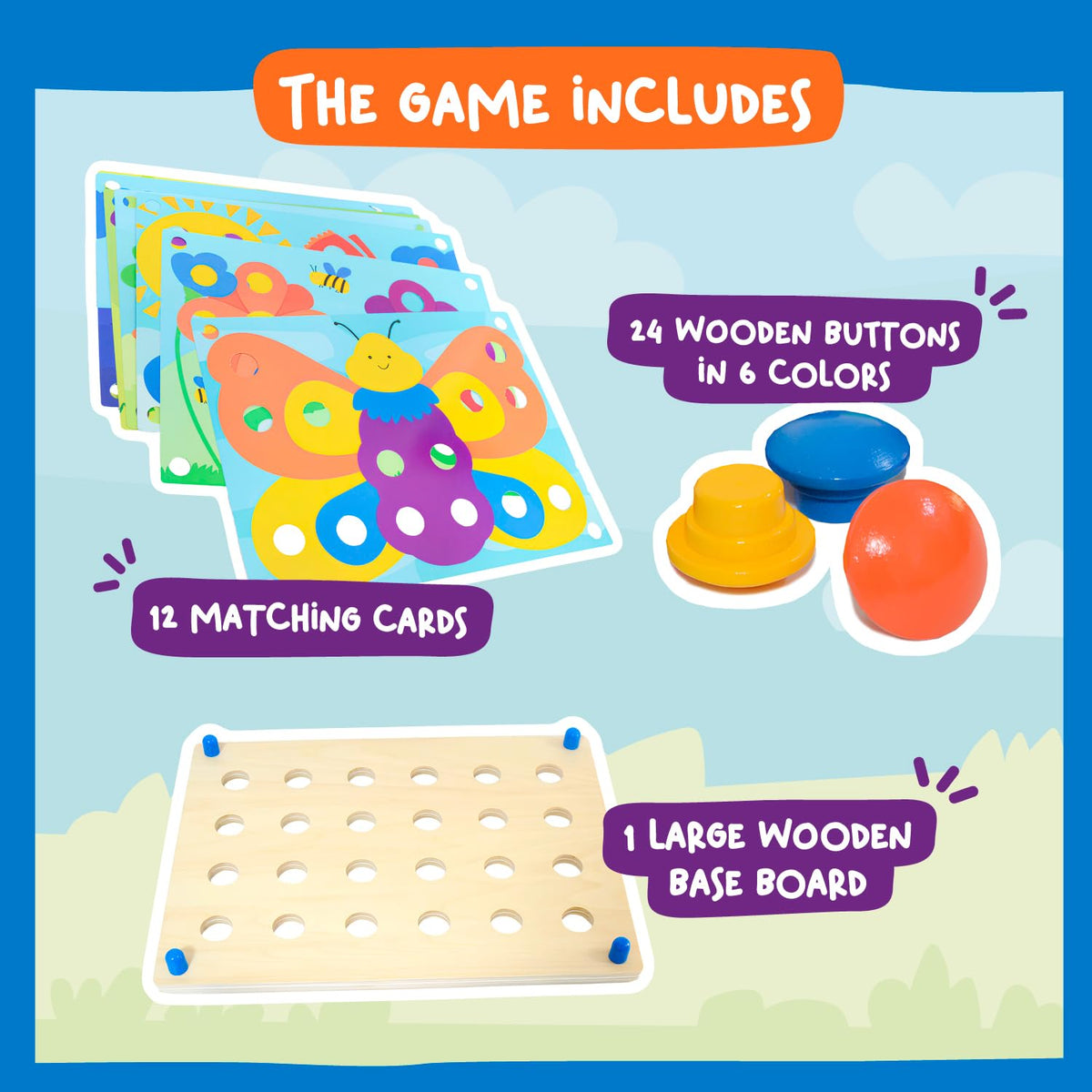 Nene Toys FSC wood and water-based finish for safe play.