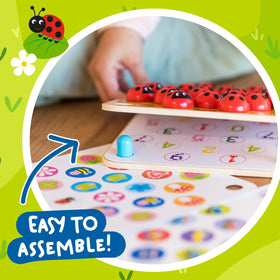 nenetoys gift ready memory game: charming ladybug theme for birthdays and holidays