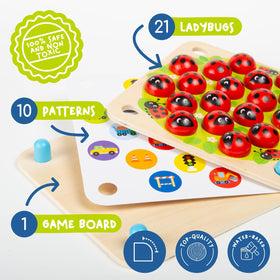 nenetoys travel memory game: portable kit for car rides and plane trips to entertain kids