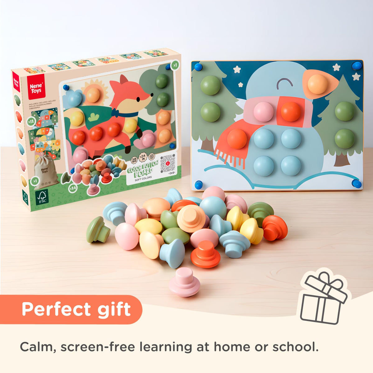Nene Toys FSC-certified wood with non-toxic water-based finish