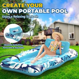 Nenrsl headrest-removable offers customizable back support during lounging