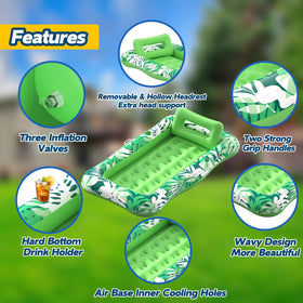 Nenrsl pool float inner cooling holes keep you cool on hot days