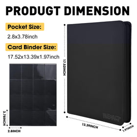 NEOACT zipper closure securing cards during transport
