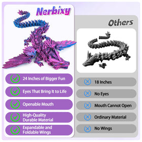 Nerbixy dragon gift-ready packaging makes a memorable present.