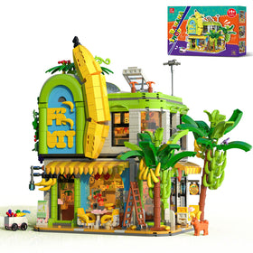 NERCISU Banana Shop House front fruit shop display inspires imaginative play