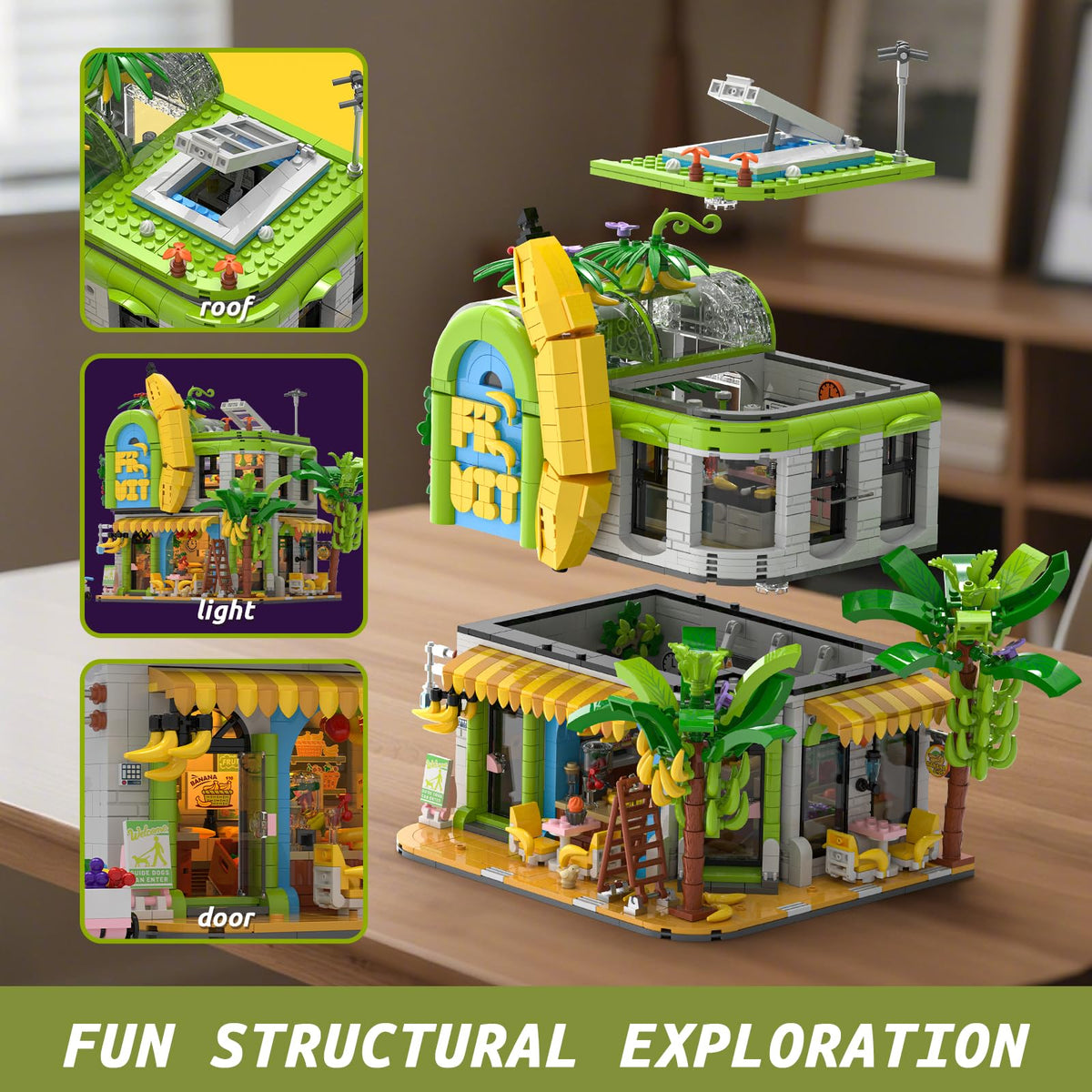 NERCISU Banana Shop House planting area and juice bar encourages cultivation exploration