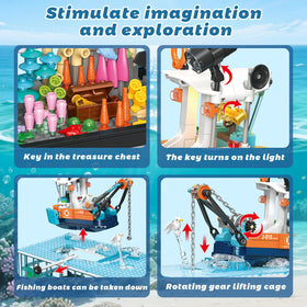 NERCISU fish tank building set crab engages hands-on problem solving.