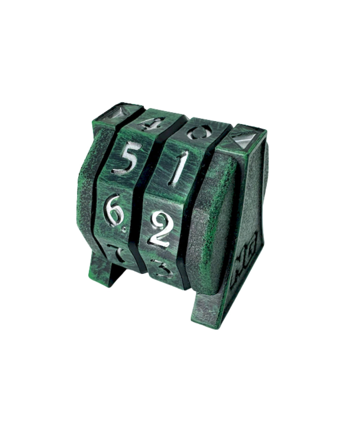 NERD GEAR LifeTrax life counter in Midnight Forest finish shows clear life tracking details