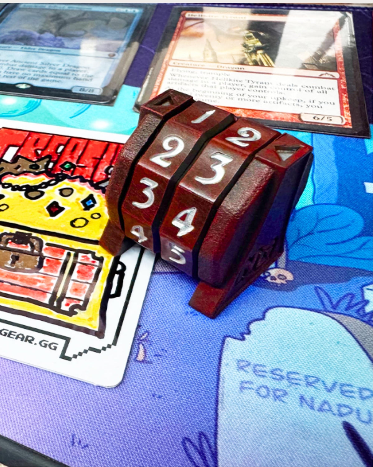 LifeTrax close-up reveals commander counter elegance and readability