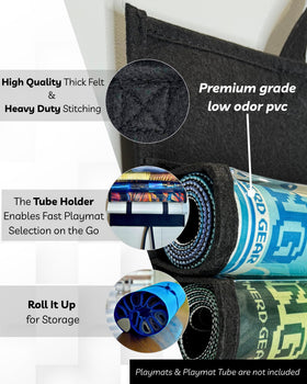 NERD GEAR Playmat Sanctuary features durable materials to protect mats during daily use.