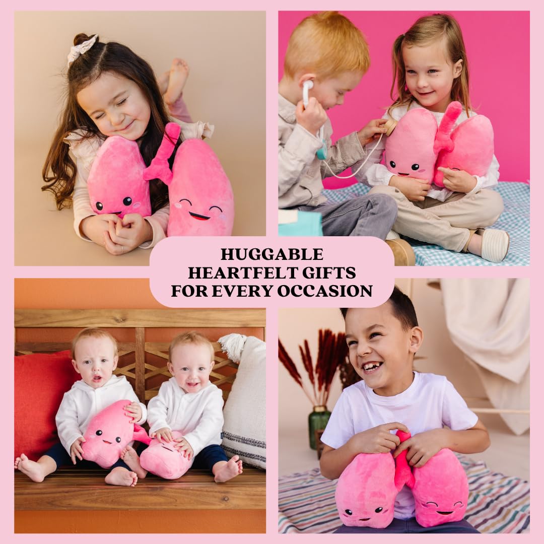 nerdbugs Lung Plush educational design suitable for anatomy learning