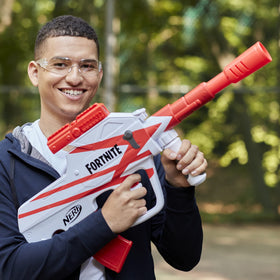 Compact ergonomic blaster designed for quick-handling on the go.