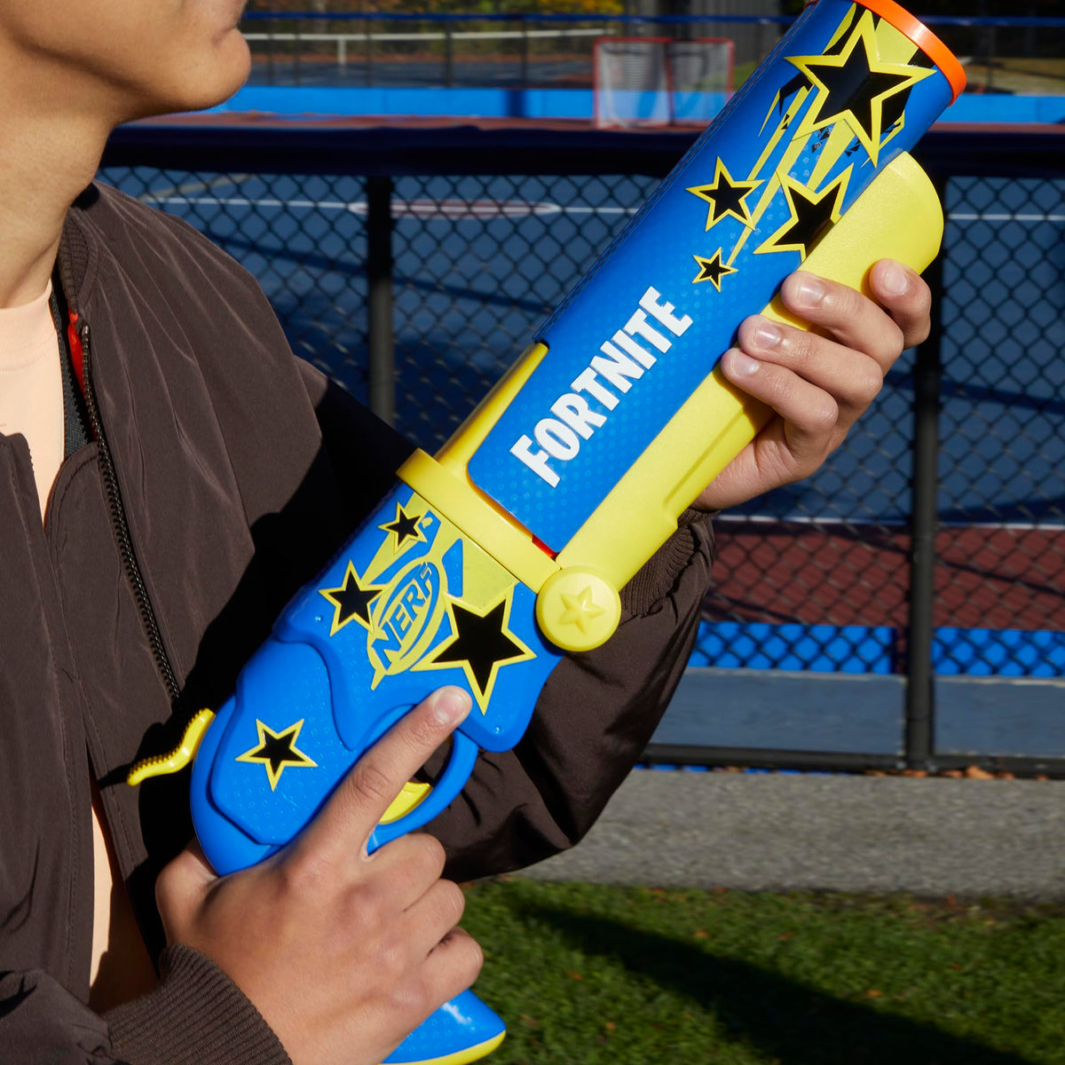 Eyewear recommended for safe Nerf battles.