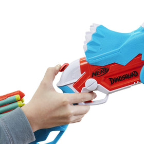 Nerf DinoSquad Tricera-Blast dinosaur design sparks imaginative play