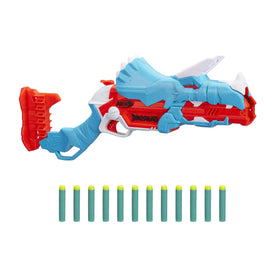 Nerf DinoSquad Tricera-Blast front view for enhanced outdoor play
