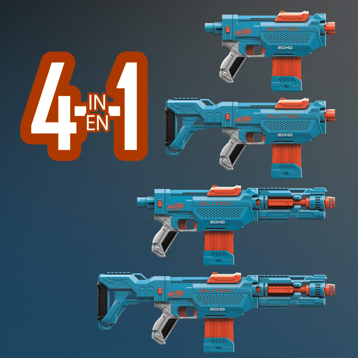 Nerf Elite 2.0 Echo CS-10 battery-free operation and simplicity