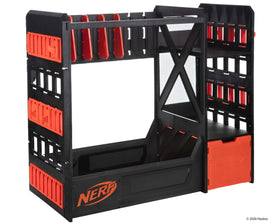 Nerf Elite Blaster Rack front view highlights compact footprint.