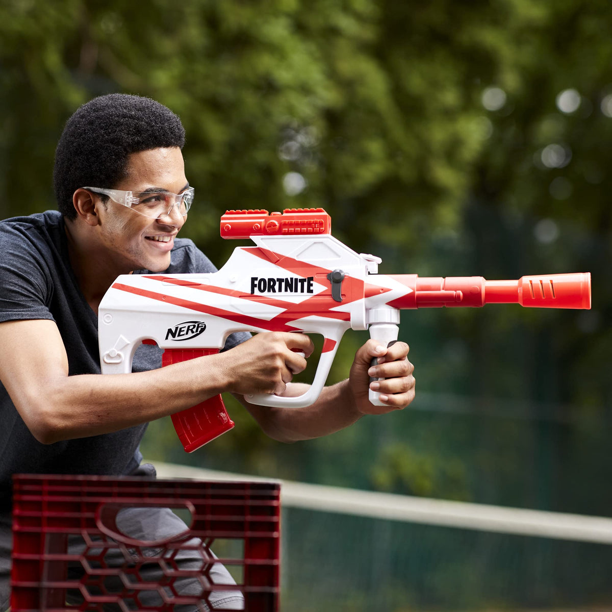 Durable foam darts suitable for friendly, safe backyard battles.