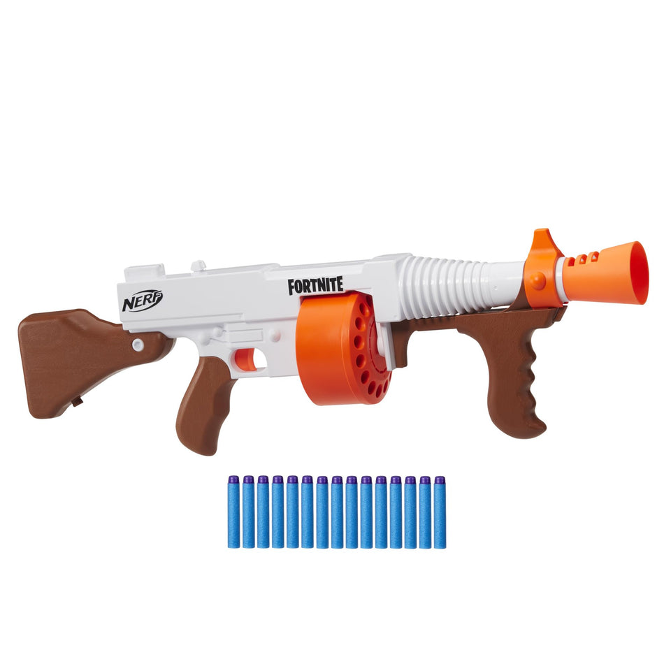 Nerf Fortnite DG Dart Blaster front view for authentic action play