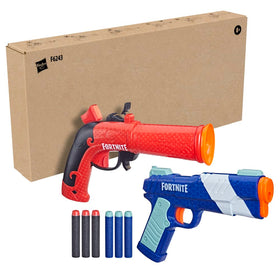Nerf Fortnite Dual Pack blaster 2 front ready for quick battles.