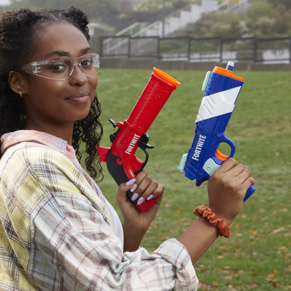 Nerf Elite darts ready for easy reloads and outdoor action.