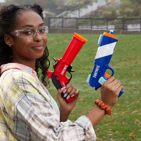 Nerf Elite darts ready for easy reloads and outdoor action.