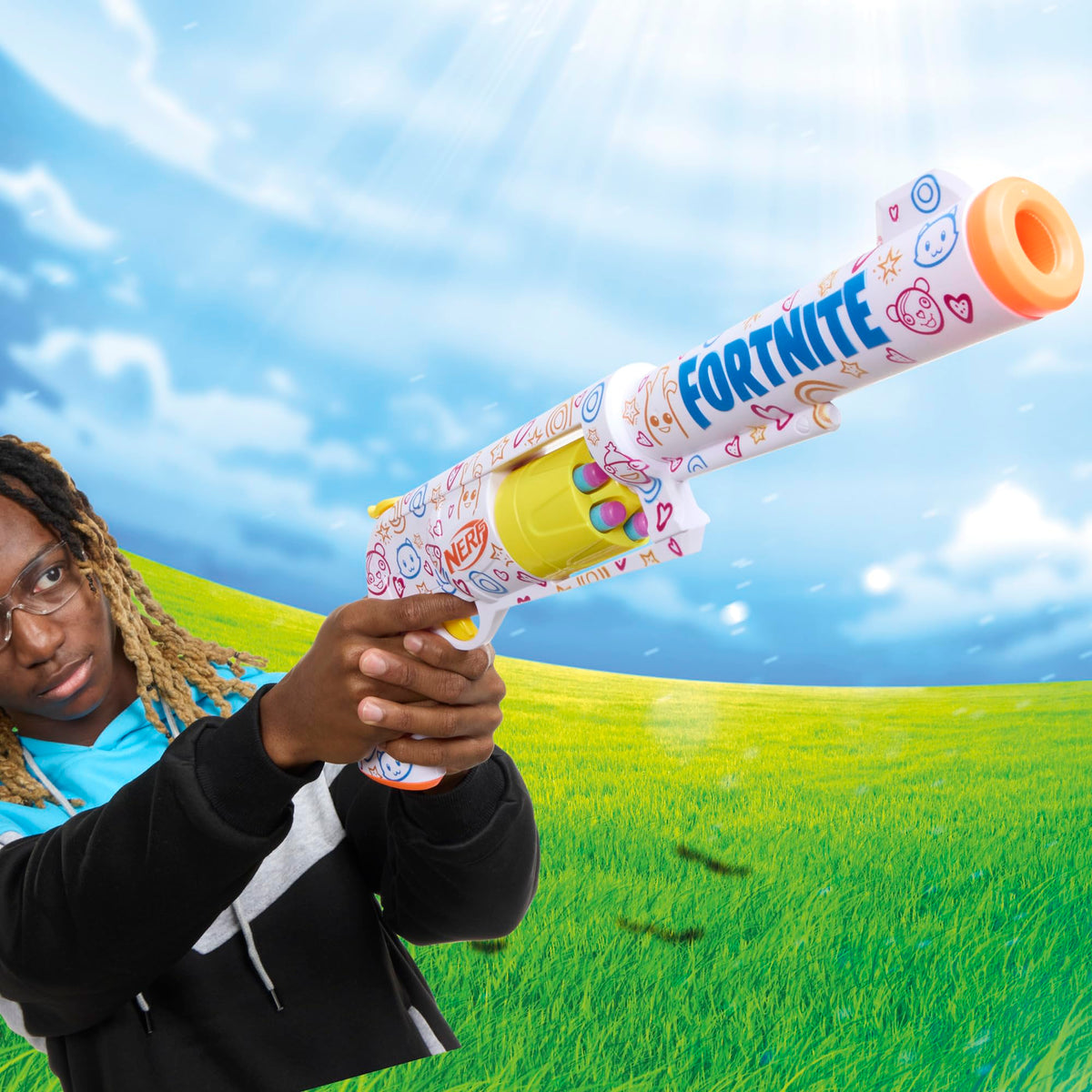 Officially licensed Nerf Fortnite Frenz 4 Ever for authentic Fortnite gear.