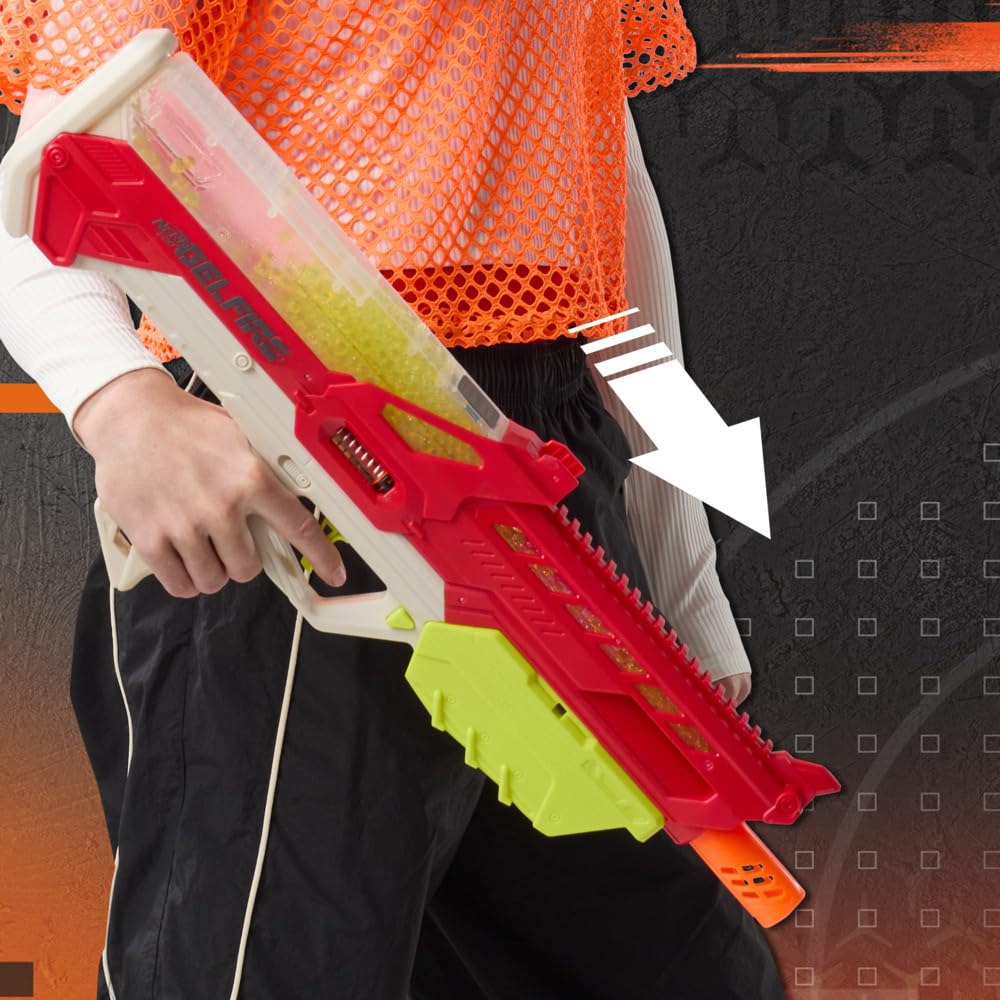 Nerf GELFIRE WARP Speed action shot with fast target engagement