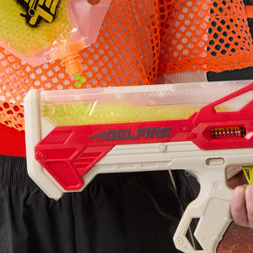 Nerf GELFIRE WARP Speed in-hand view with ergonomic grip