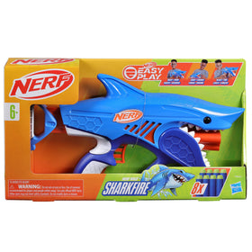 NERF Junior Wild Sharkfire easy-loading action for quick reloads during games